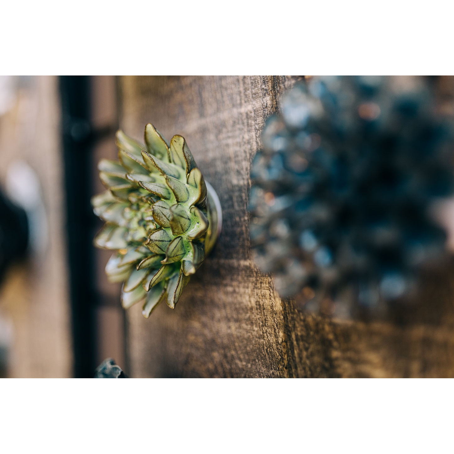 Ceramic Flower, Sage, Sm