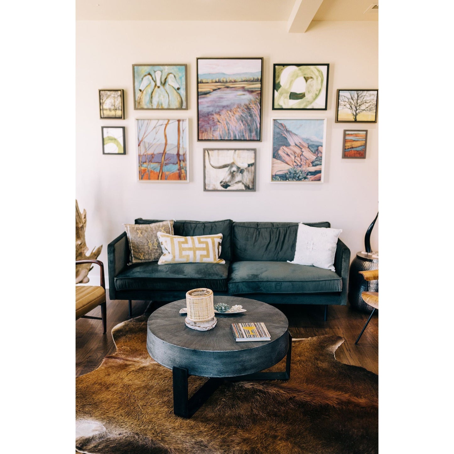 Pewter Coffee Table