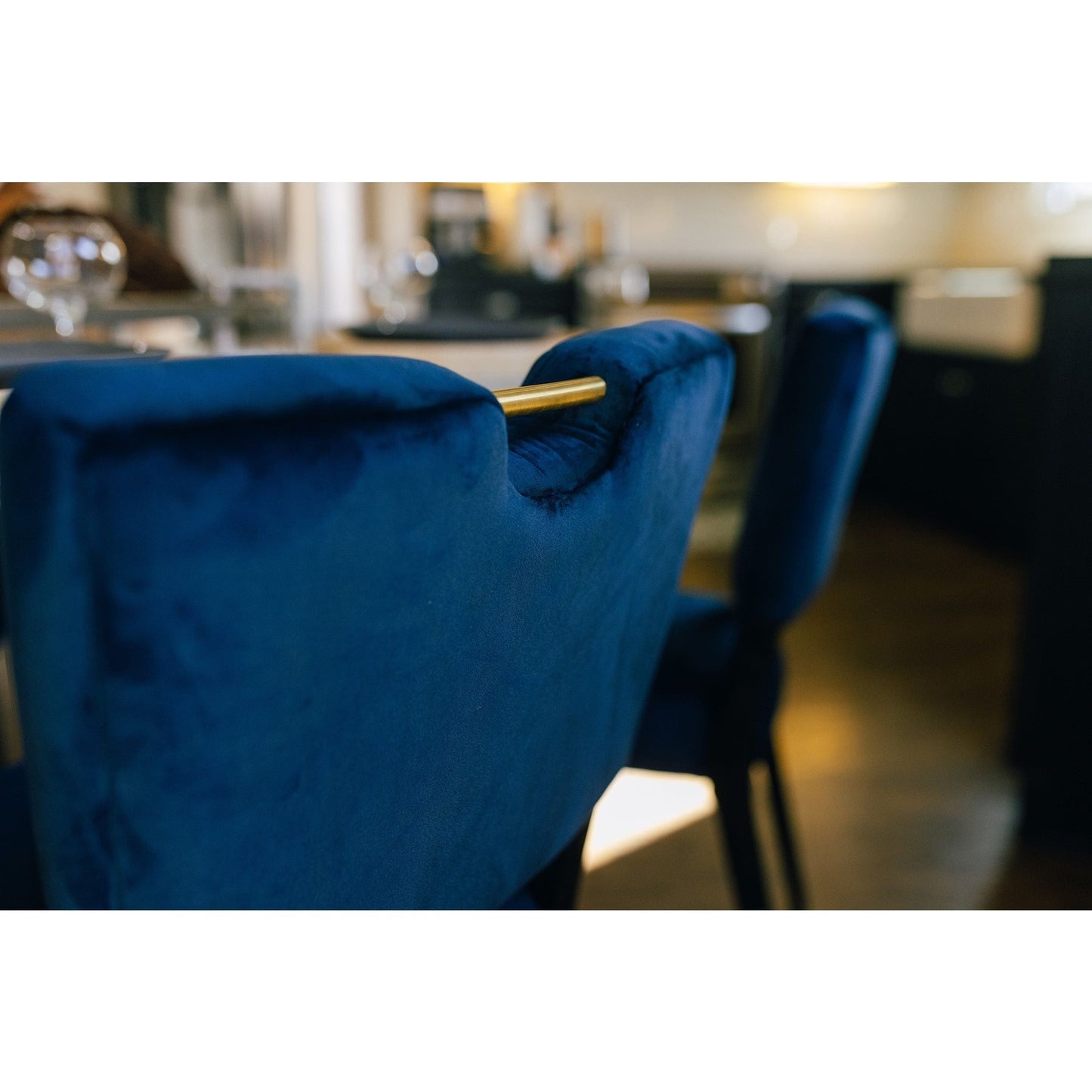 Gold Handle Dining Chair
