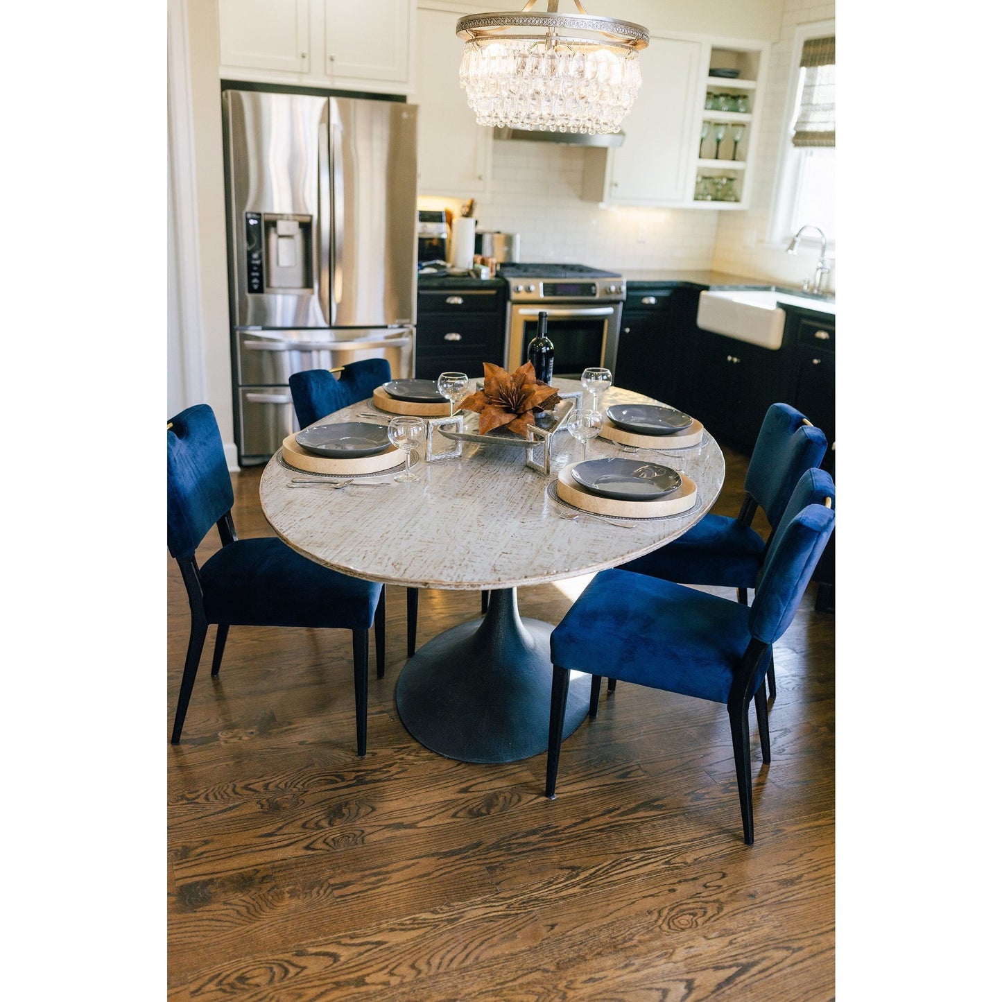 Gold Handle Dining Chair