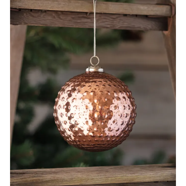 Copper Glass Ornament