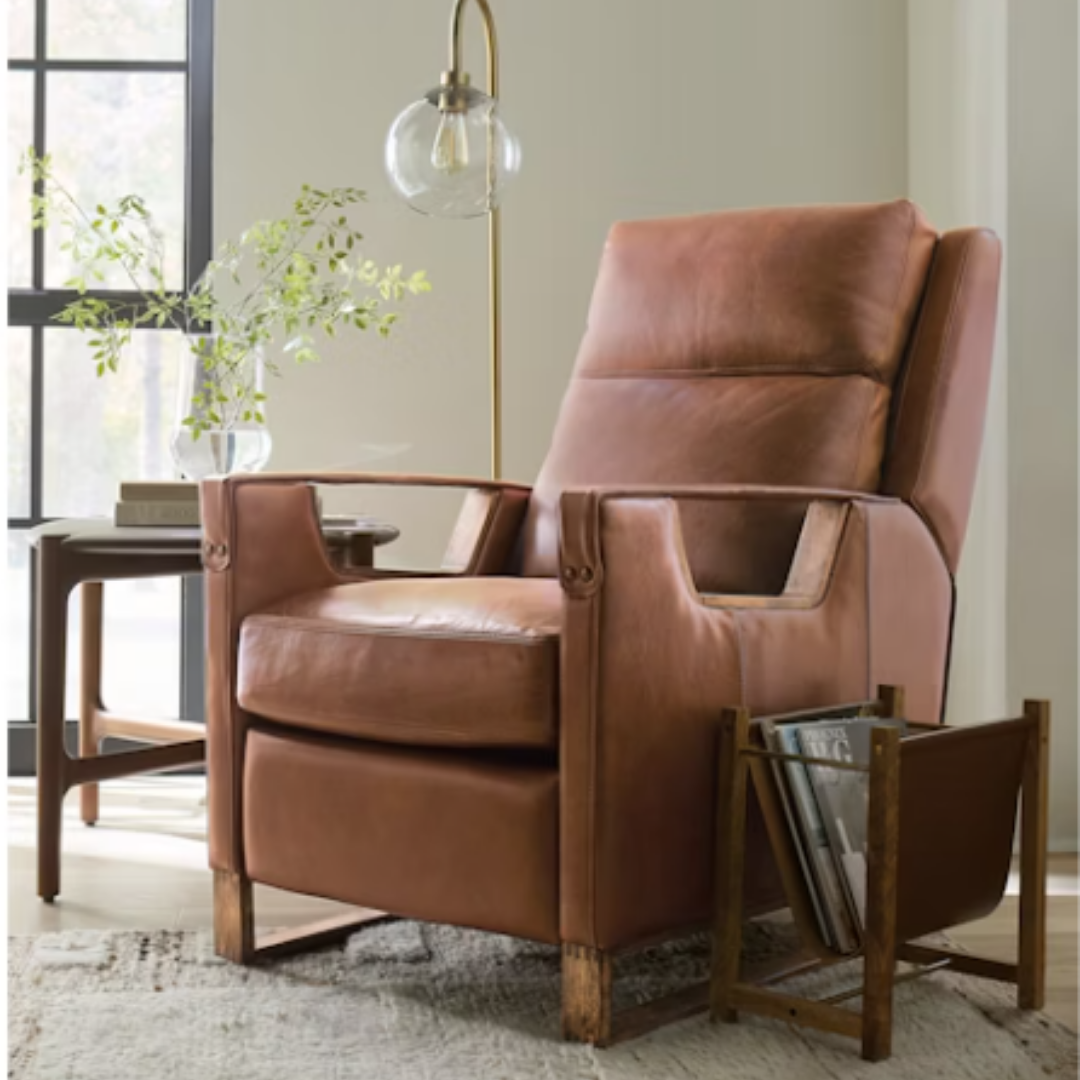 Maddox Leather Power Recliner with Power Headrest