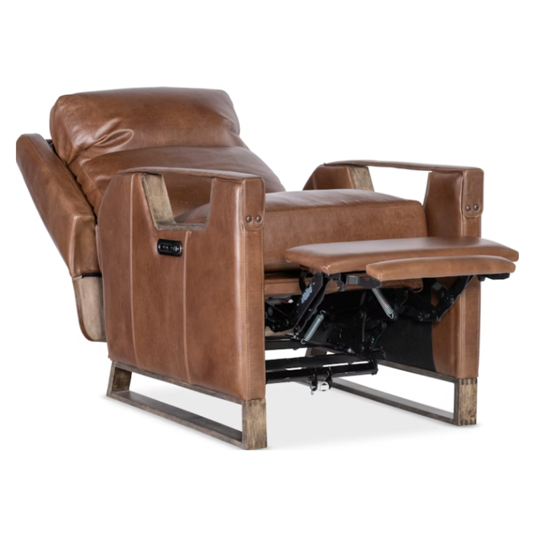 Maddox Leather Power Recliner with Power Headrest