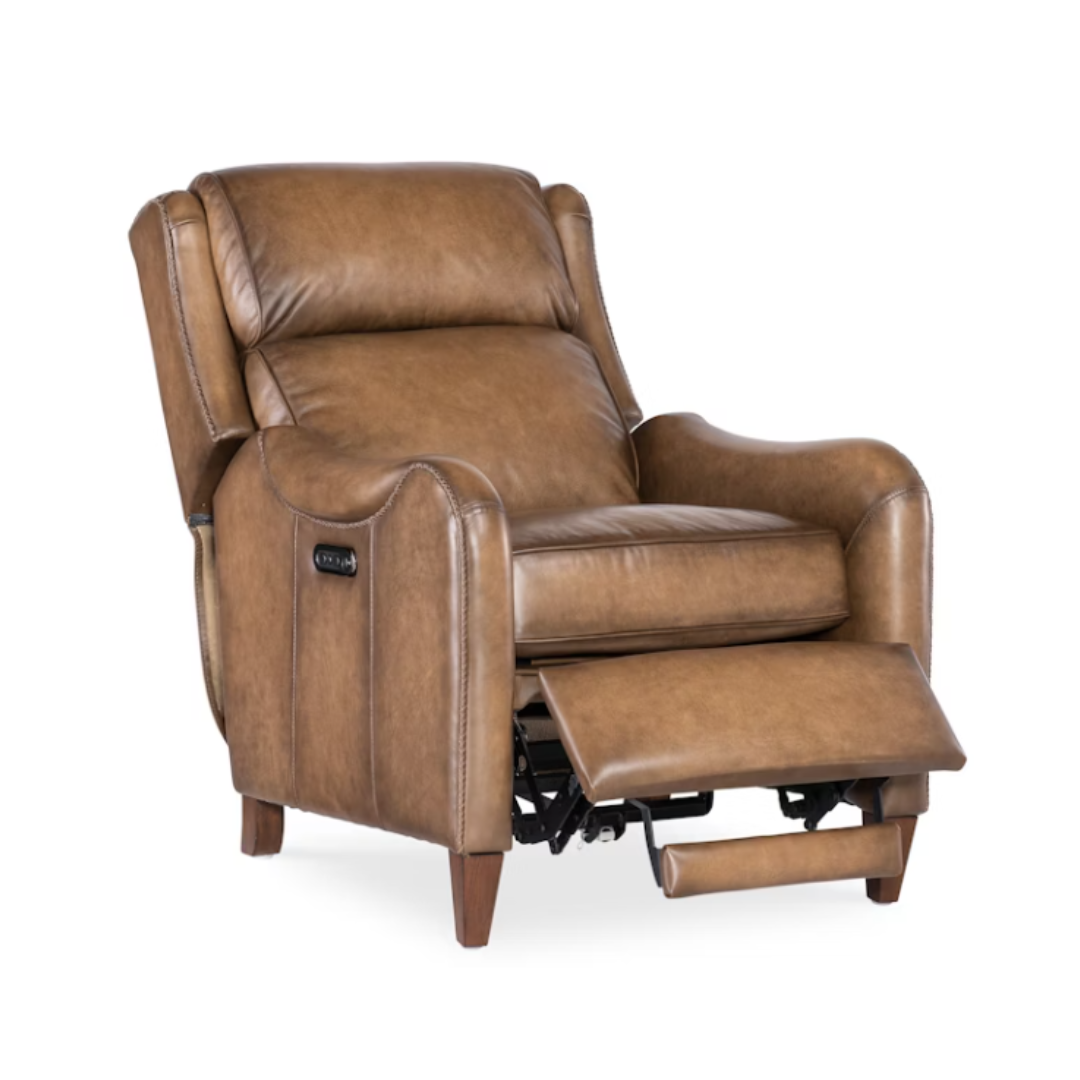Montclair Leather Power Recliner with Power Headrest