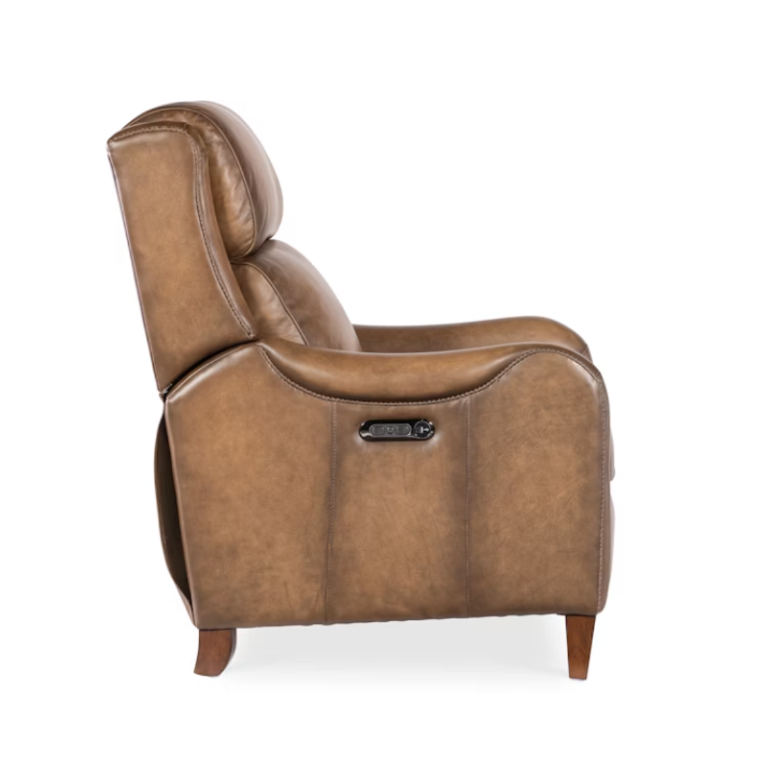 Montclair Leather Power Recliner with Power Headrest