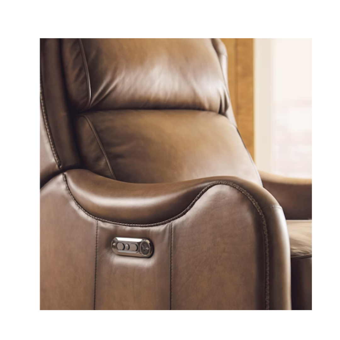 Montclair Leather Power Recliner with Power Headrest