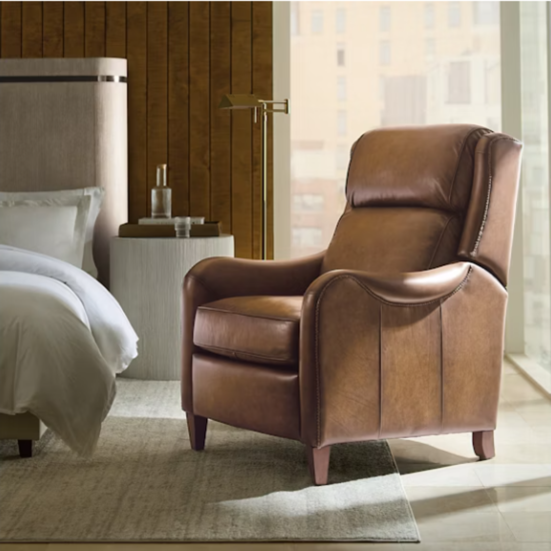 Montclair Leather Power Recliner with Power Headrest