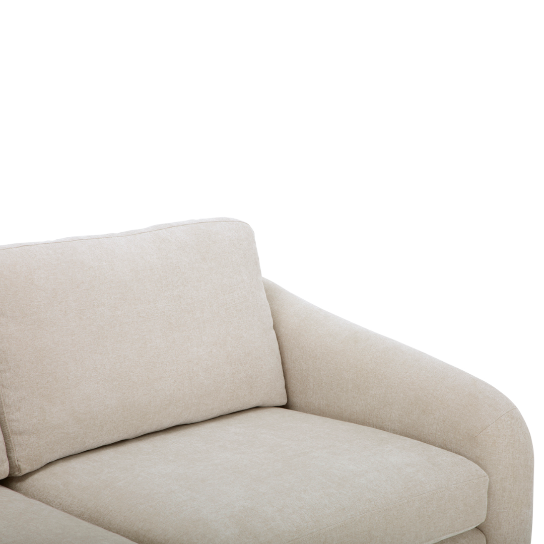 Ronald Modern Sectional with Reversible Chaise, Oatmeal