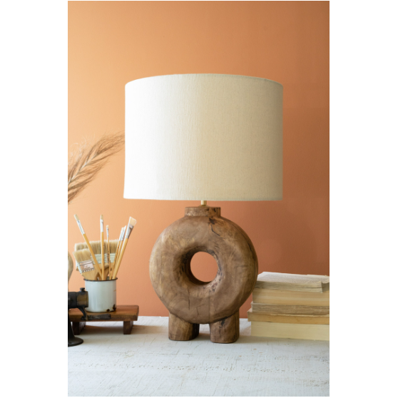 Recycled Wood Table Lamp