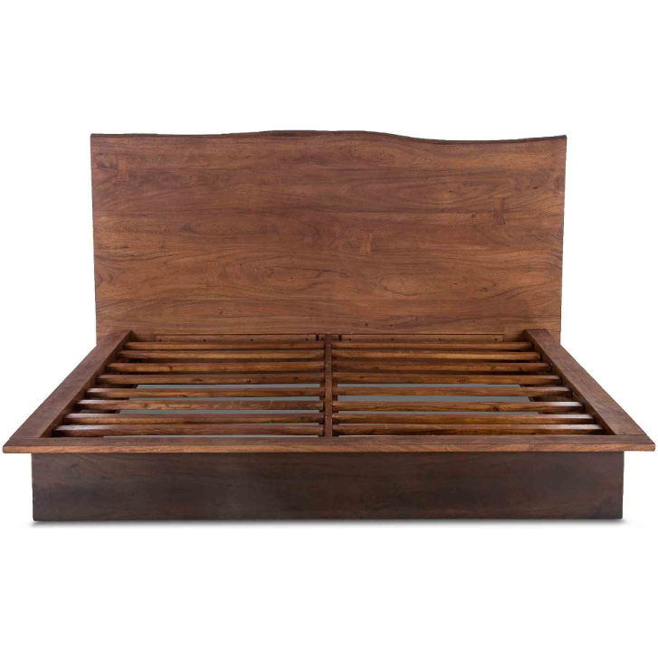 Marrano Raw Wood Bed