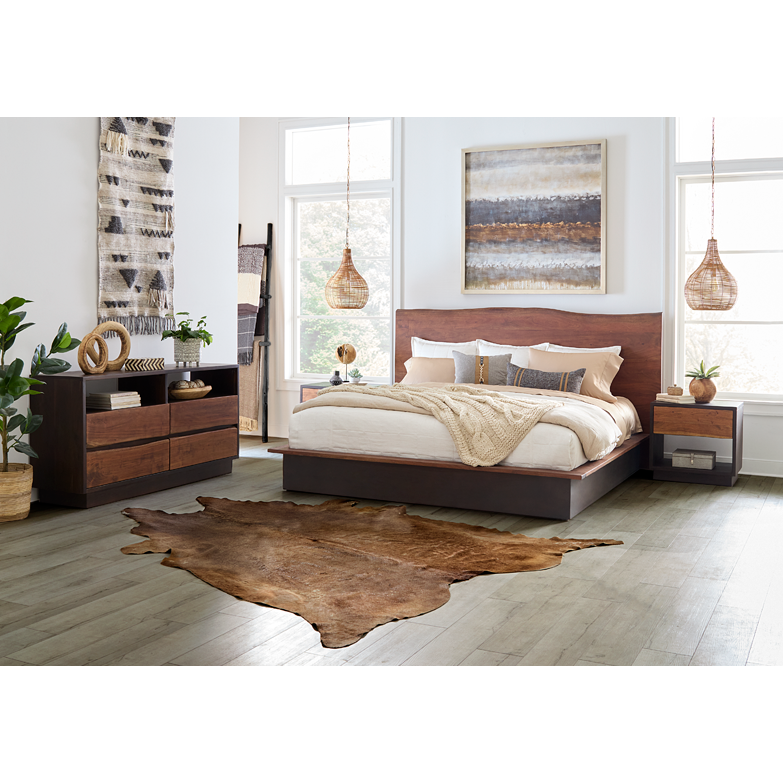 Marrano Raw Wood Bed