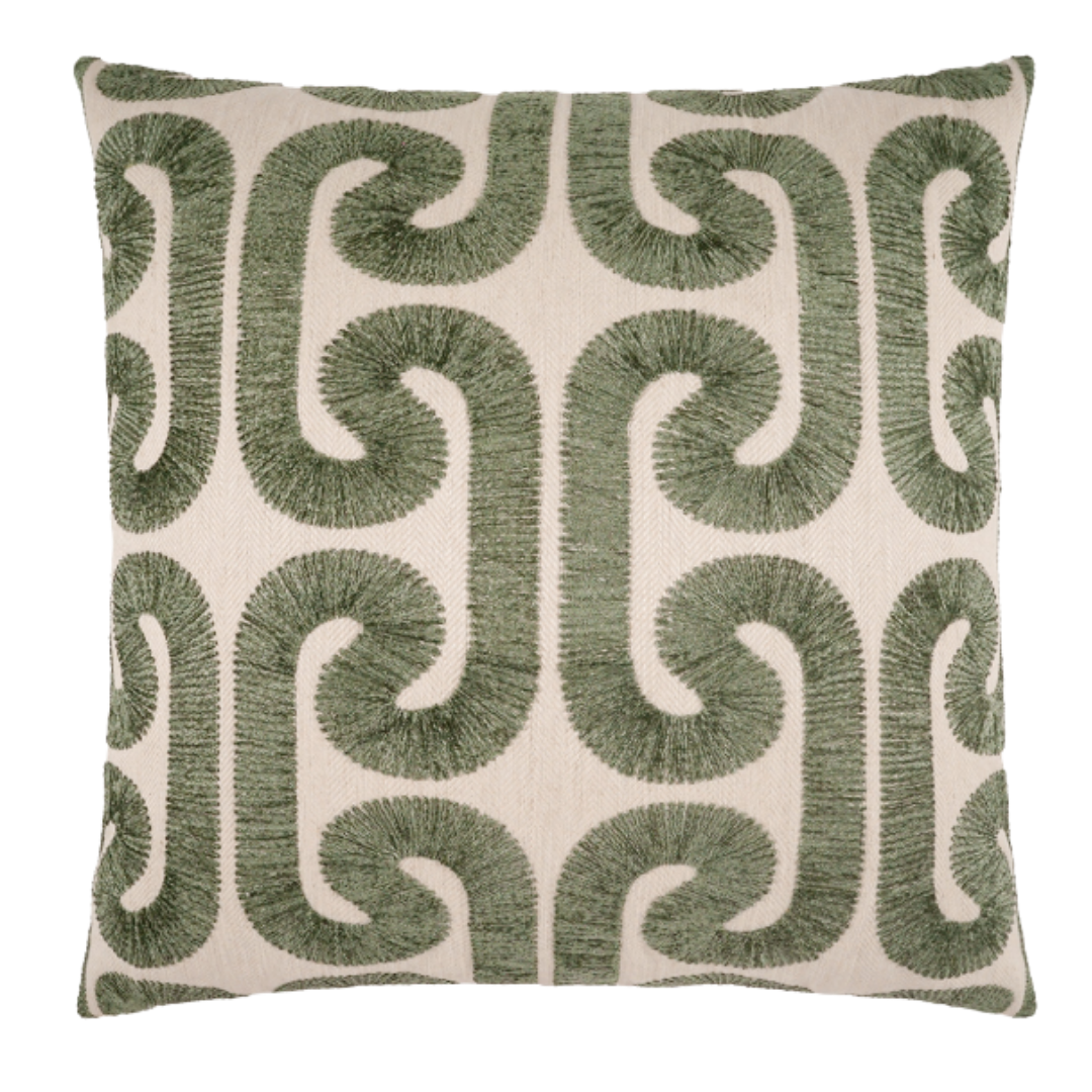 Sorella Embroidered Throw Pillow