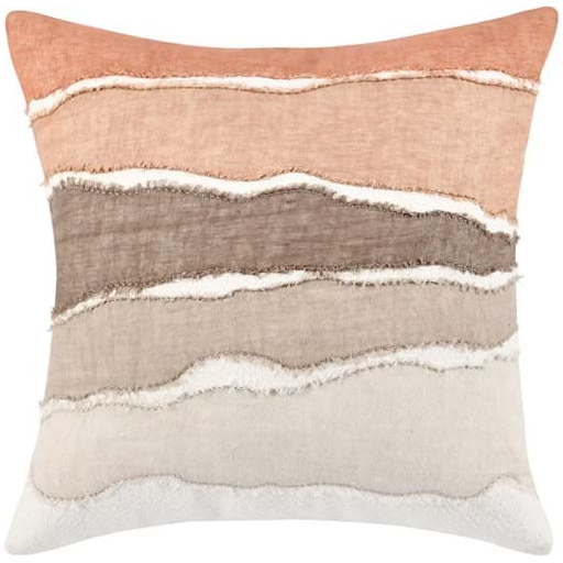 Atlas Bikram Terracotta Throw Pillow