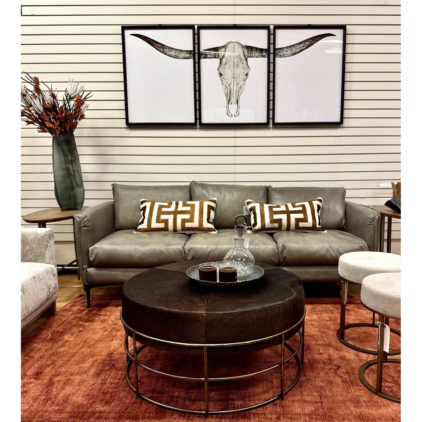 Abby Sofa, Top Grain Leather