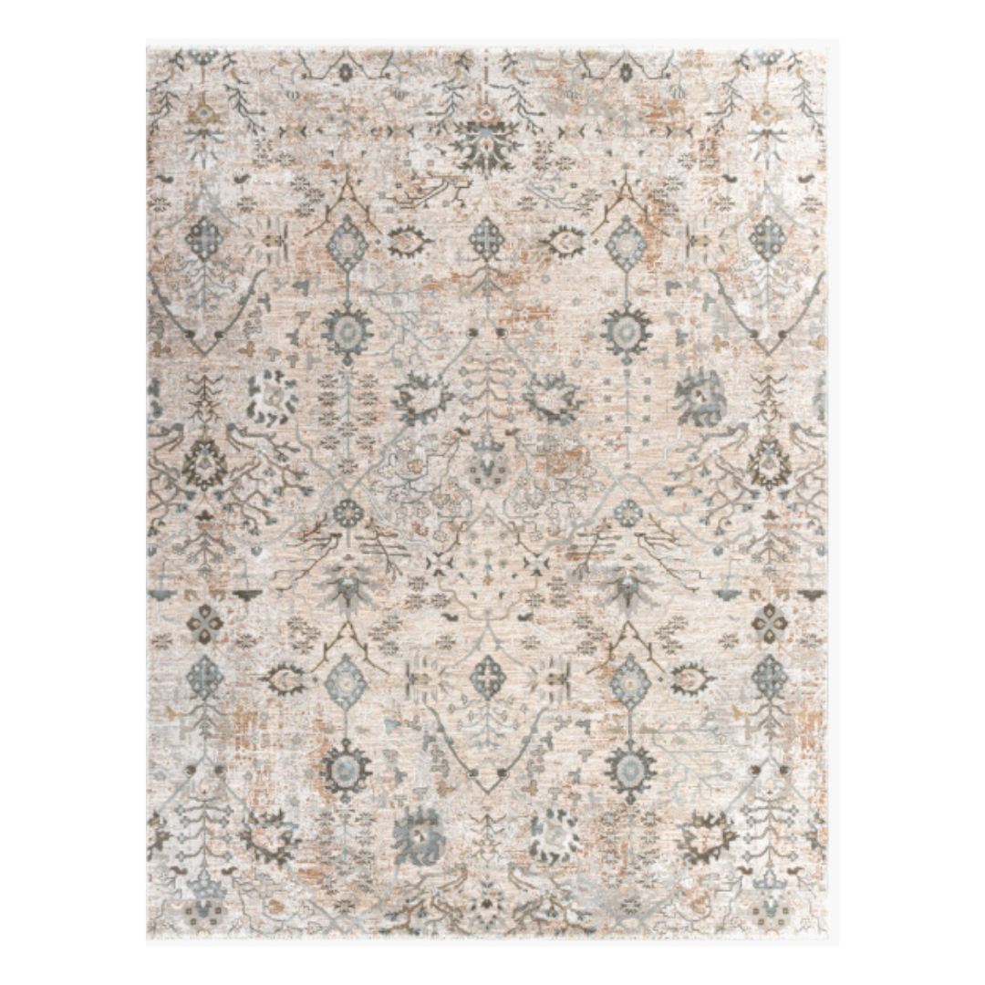 Kavira Mist Machine Woven Area Rug