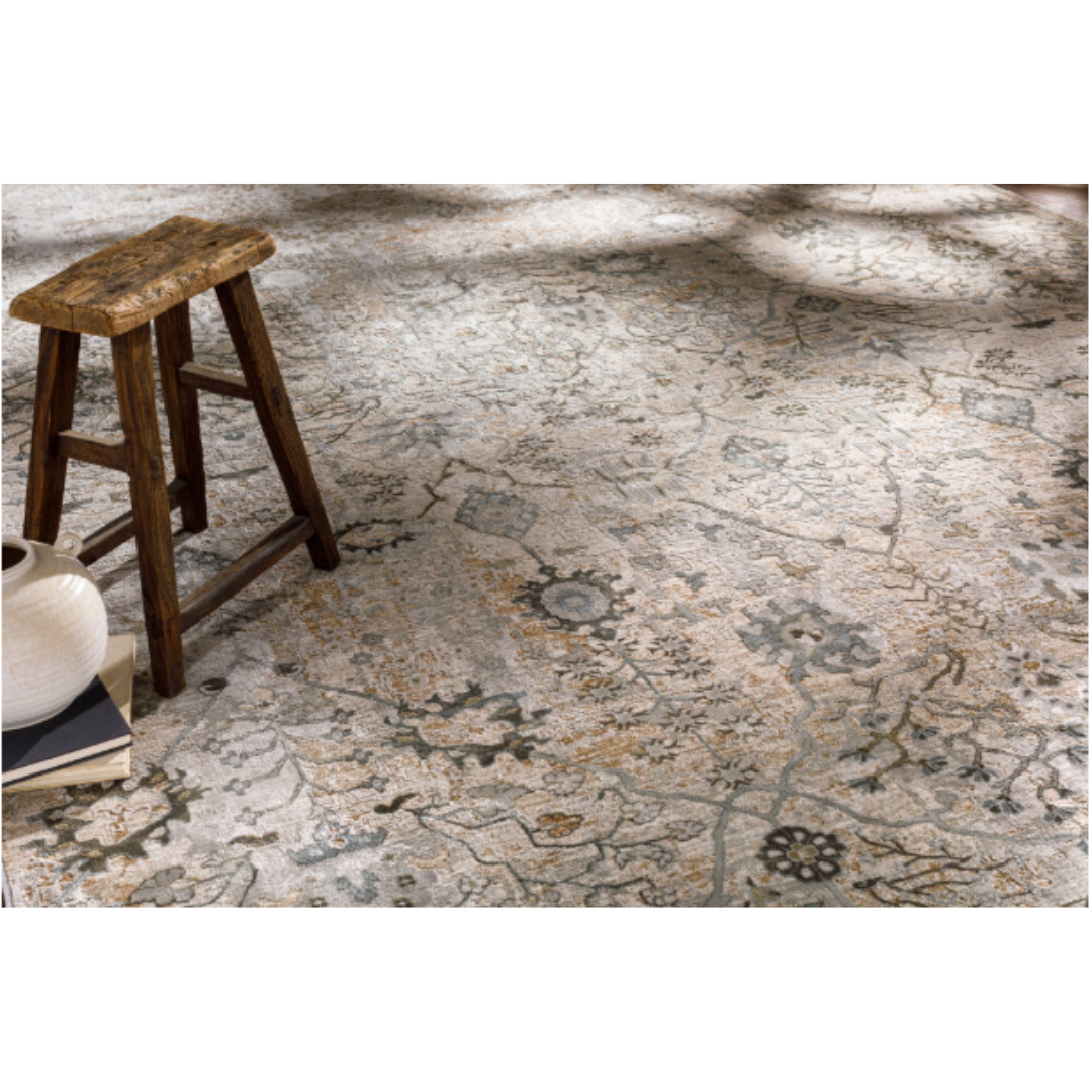 Kavira Mist Machine Woven Area Rug