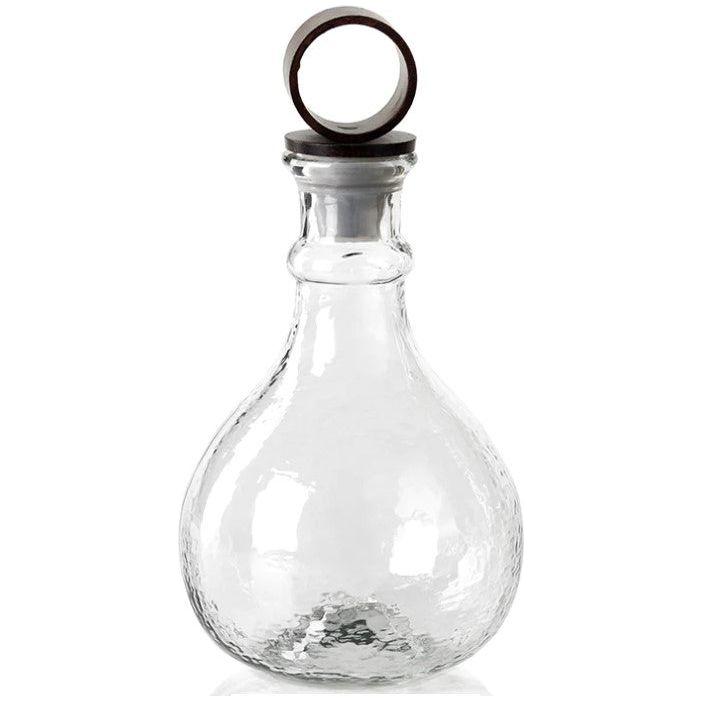 Hammered Glass Decanter