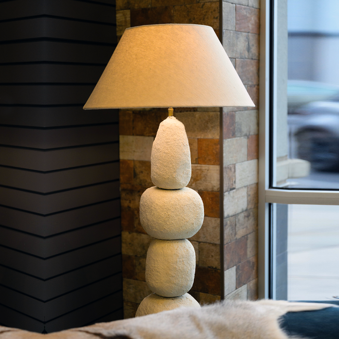 Quad Paper Mache Lamp Change Everything Furniture Home D cor