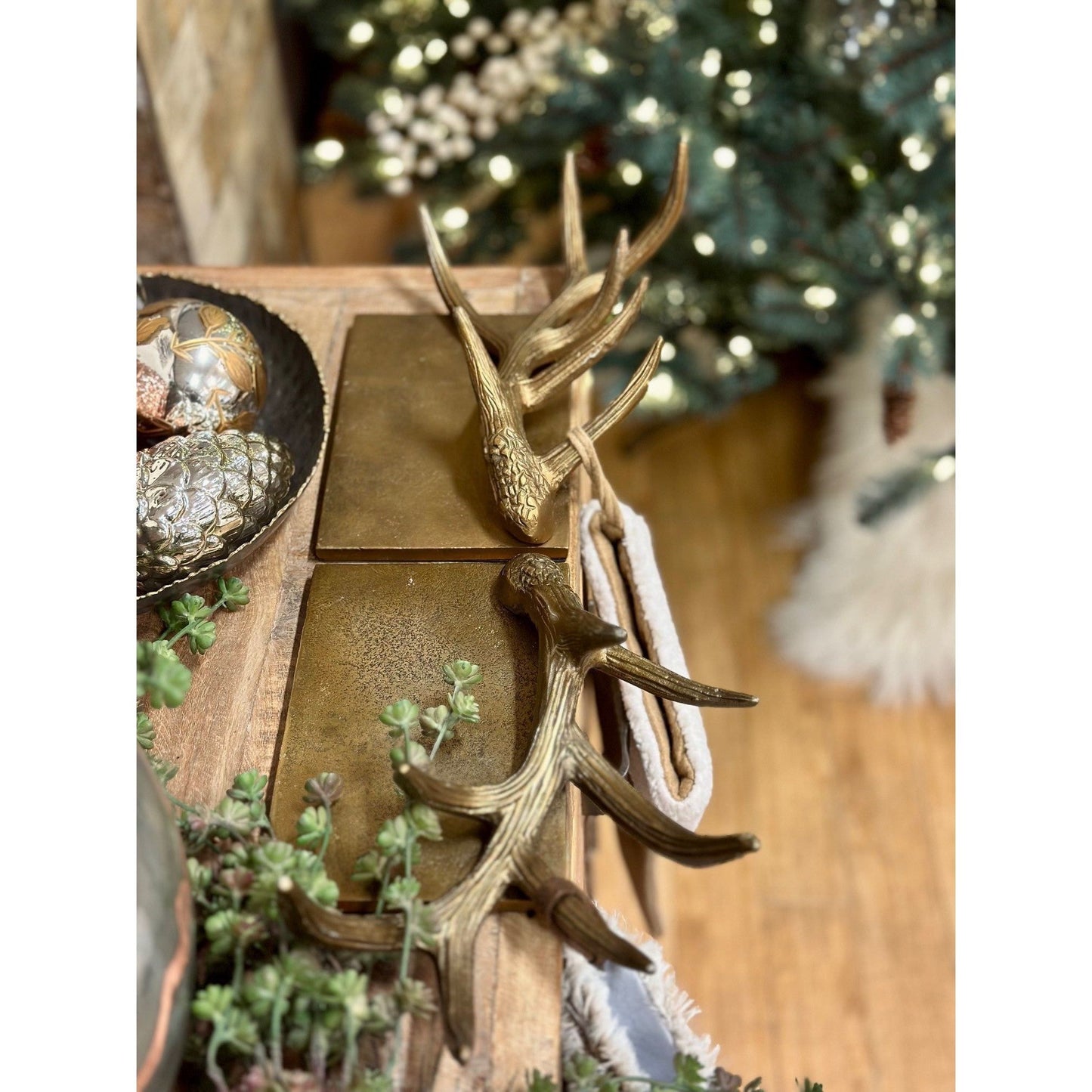 Antler Stocking Holder (set of 2)