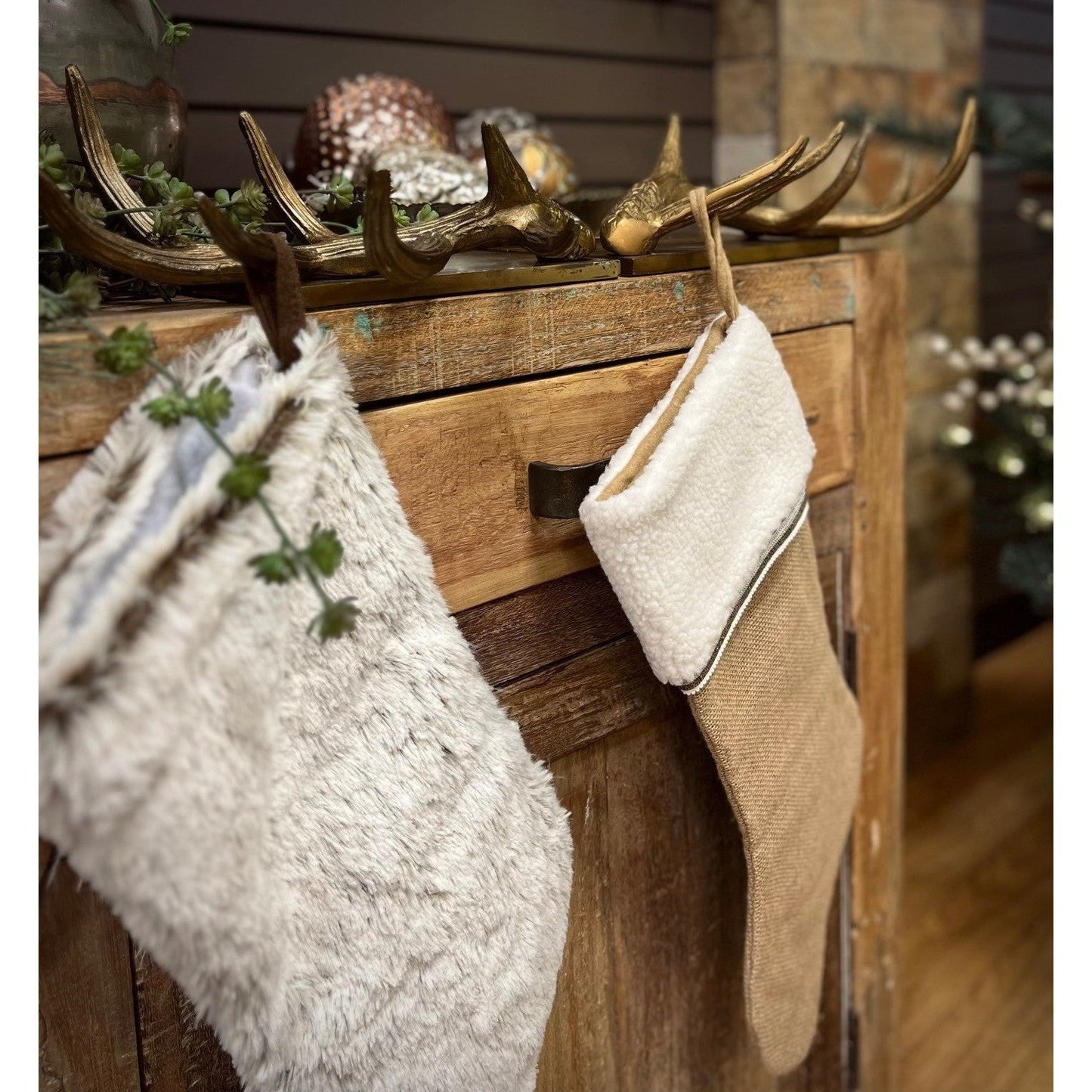 Antler Stocking Holder (set of 2)
