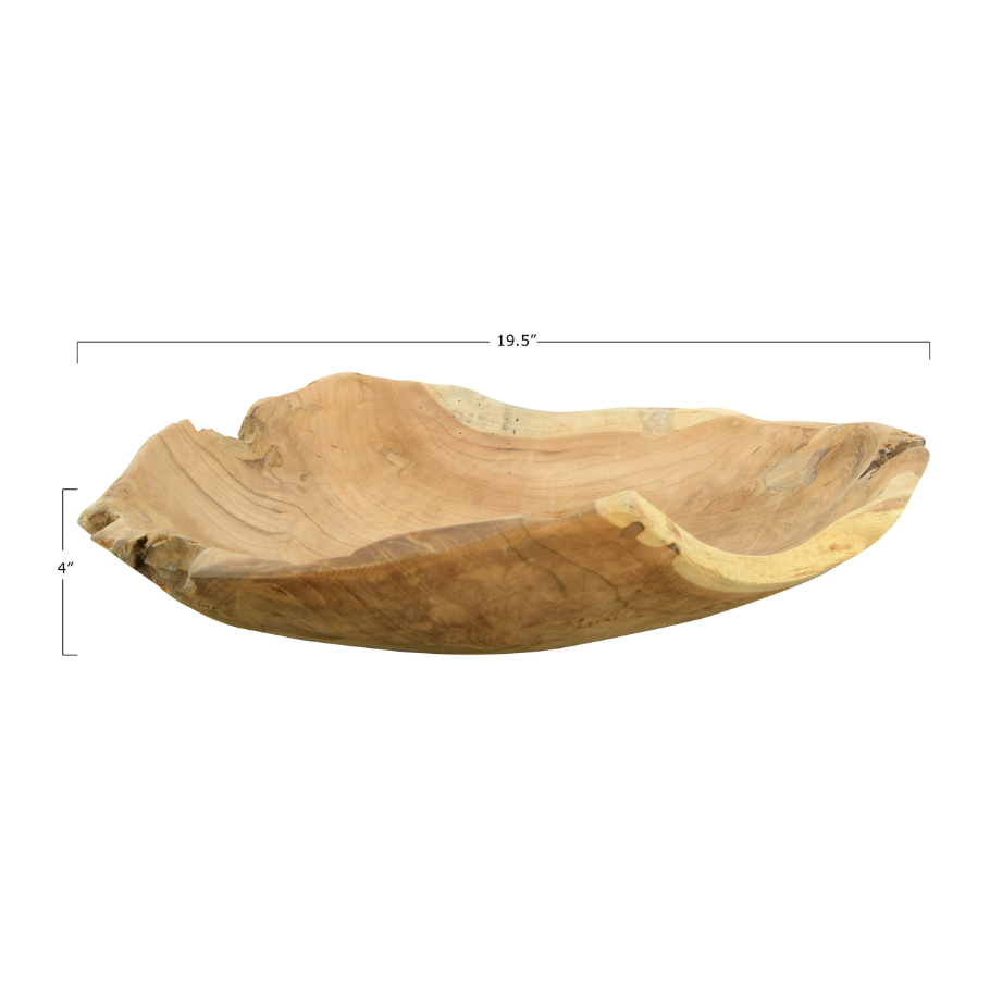 Teak Bowl