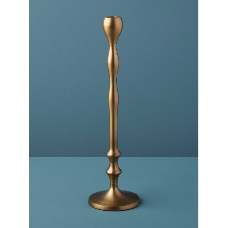 Aged Bronze Candlestick