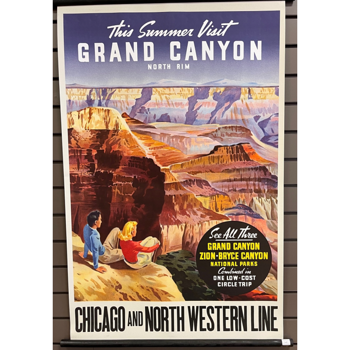 Framed National Forest Poster