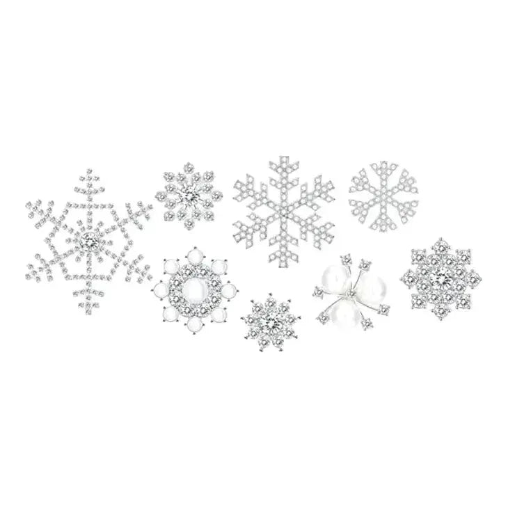 Snowflake Wineglass Charms (Set of 8)