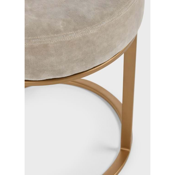Velvet Low Stool