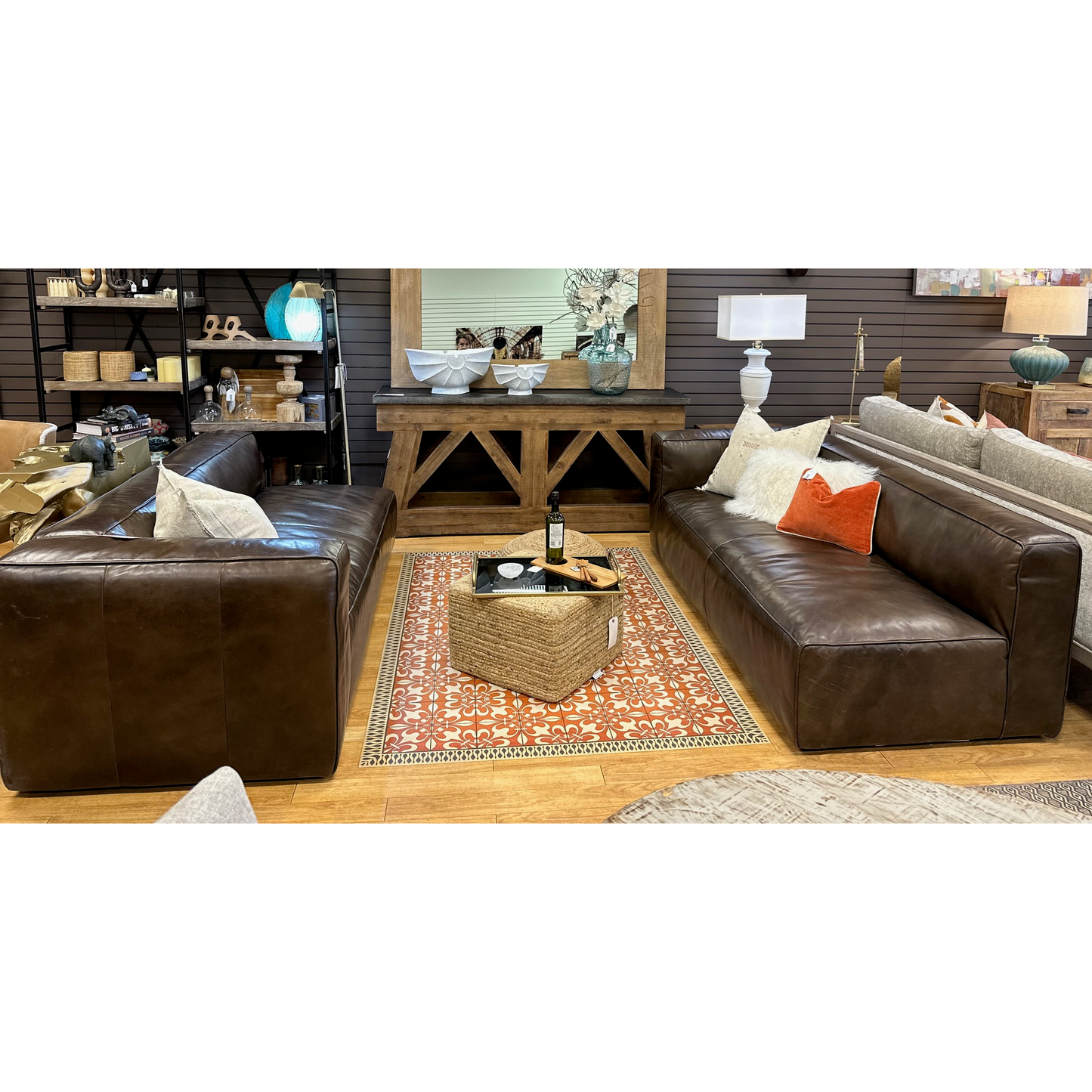Leather Sectional