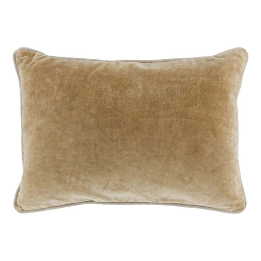 Velvet Wheat Throw Pillow