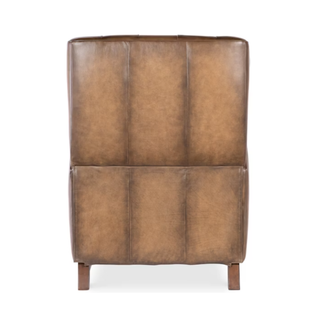 Aldridge Leather Push Back Recliner