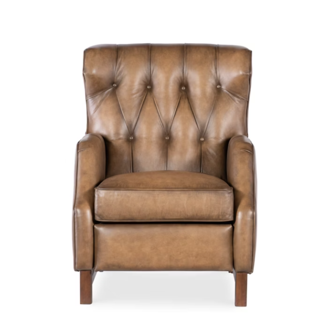Aldridge Leather Push Back Recliner