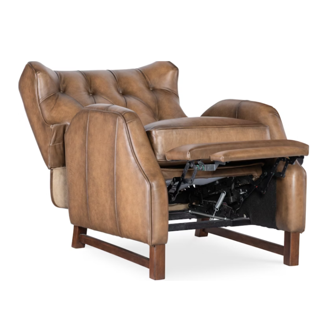 Aldridge Leather Push Back Recliner