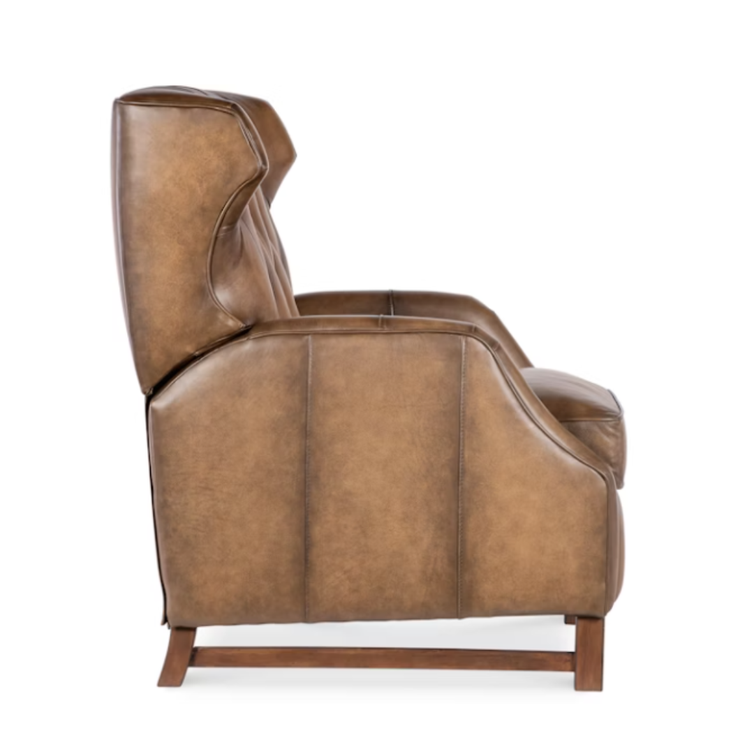 Aldridge Leather Push Back Recliner