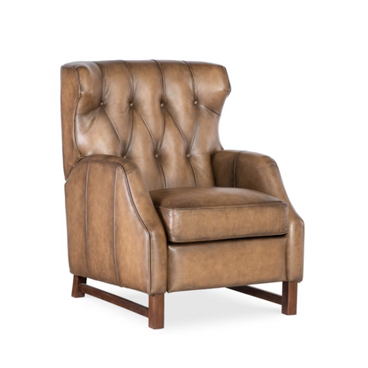 Aldridge Leather Push Back Recliner