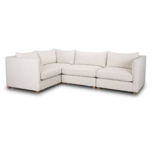 Astrid Performance Fabric Modern Modular Sectional Set