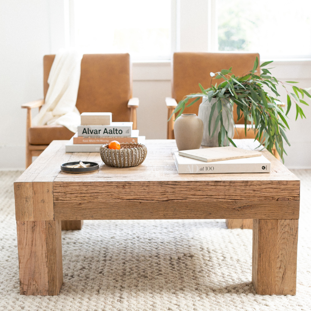 Block Coffee Table, Natural