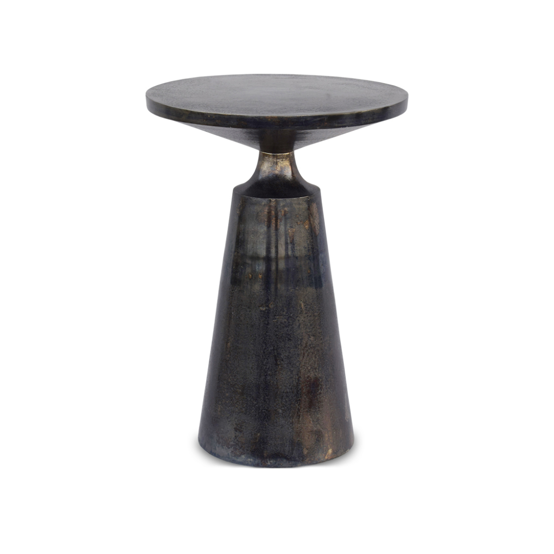 Prestige Metal Accent Table Charcoal Grey