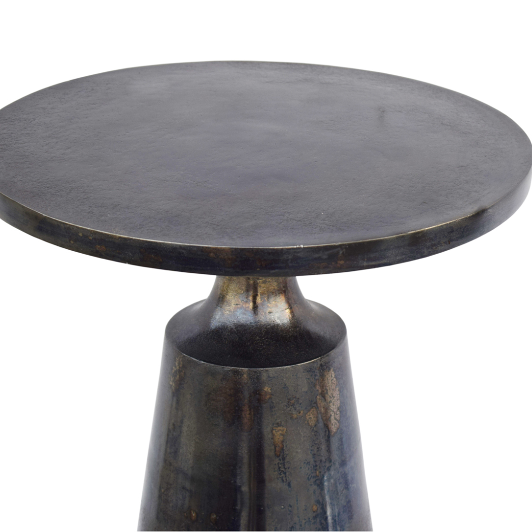 Prestige Metal Accent Table Charcoal Grey