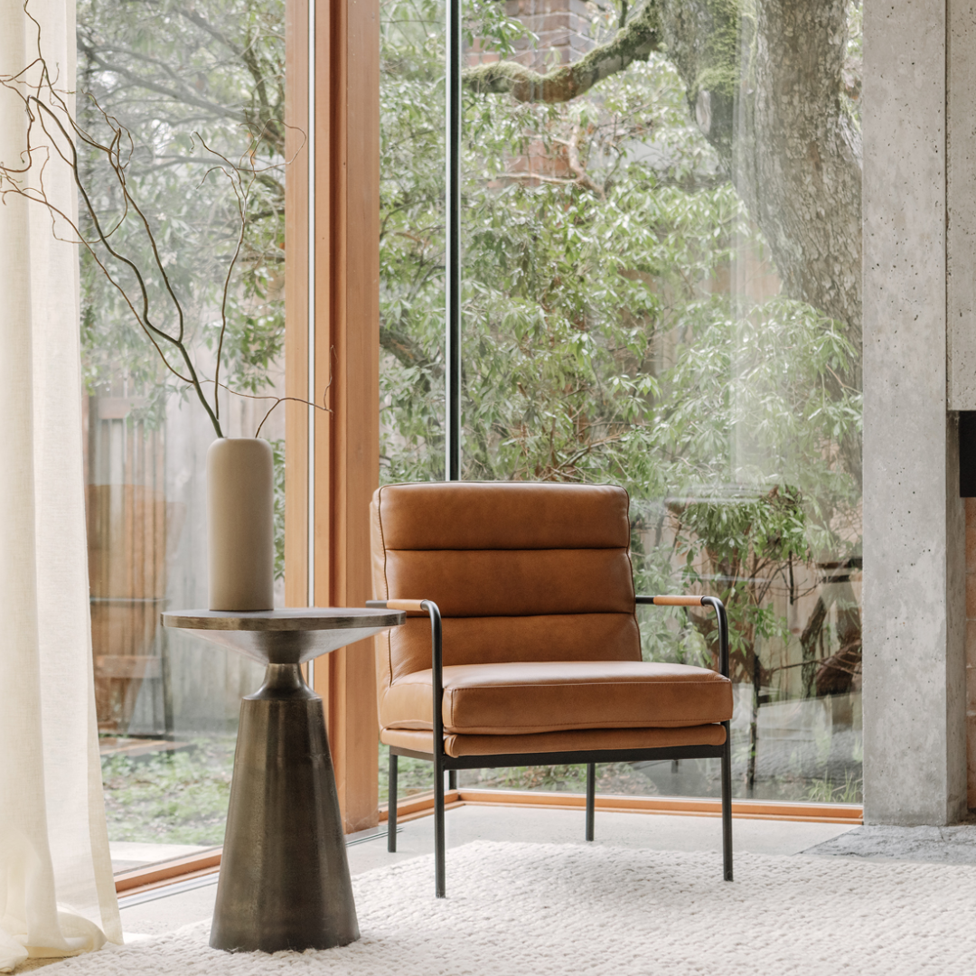 Prestige Metal Accent Table Charcoal Grey