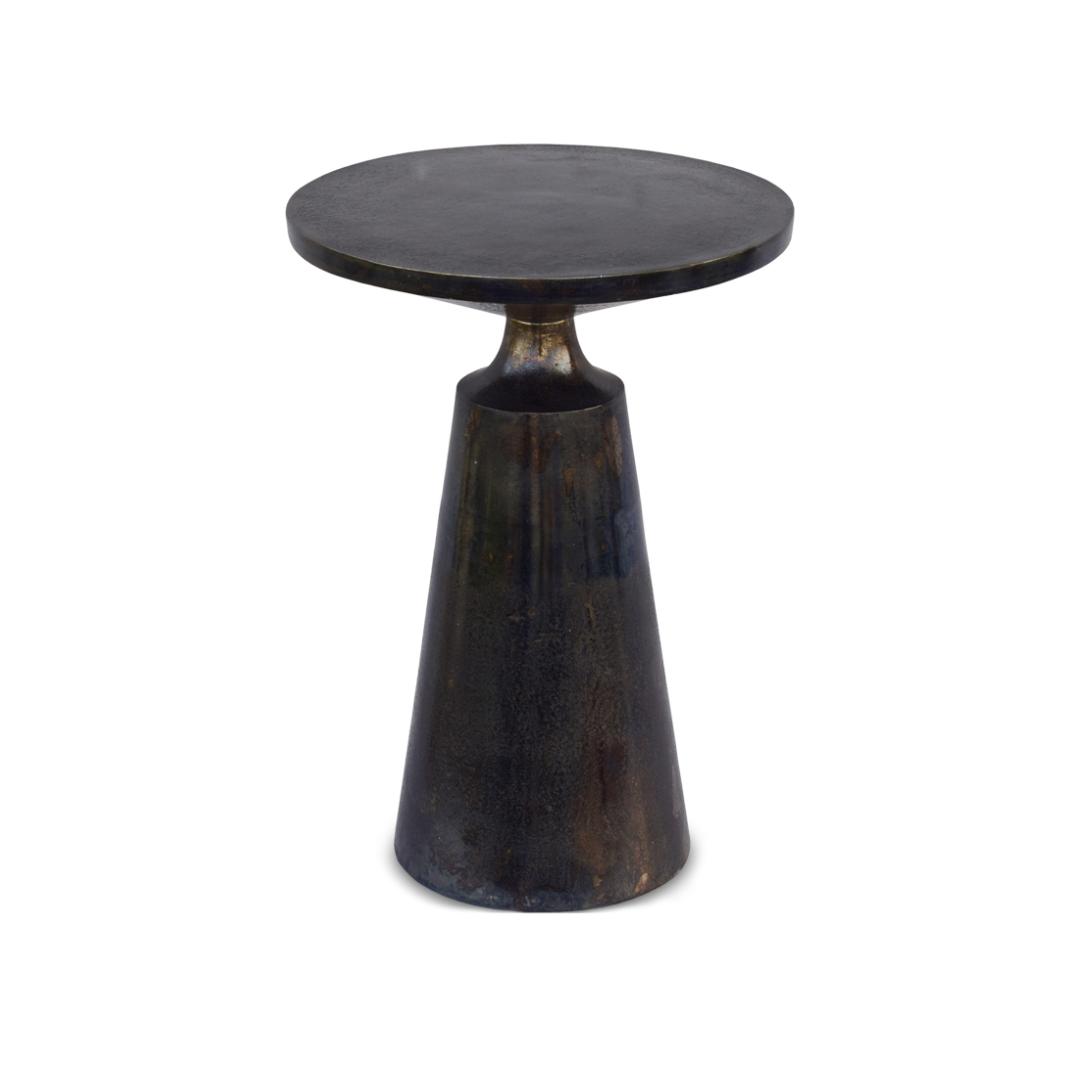 Prestige Metal Accent Table Charcoal Grey