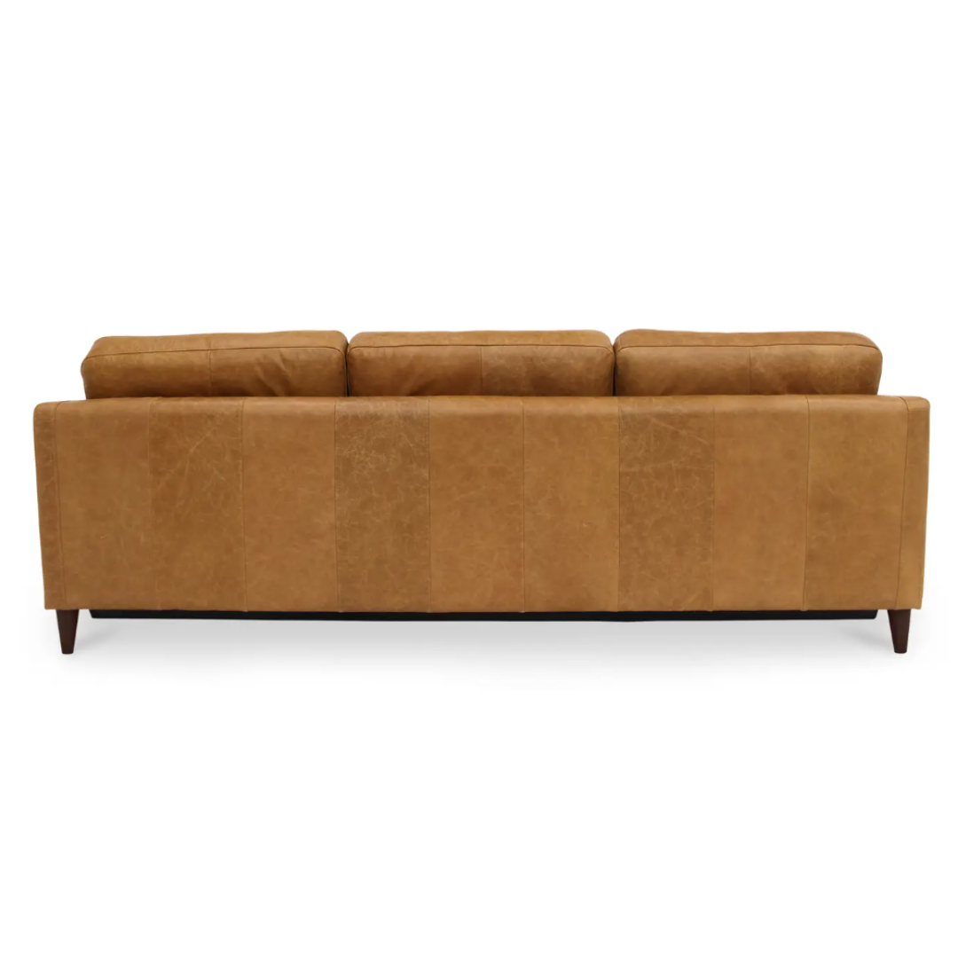 Kingston Leather Comfort Power Recliner Sofa