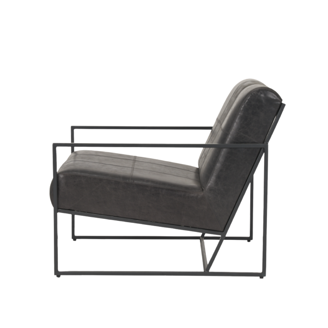 Lazaro Leather Accent Chair