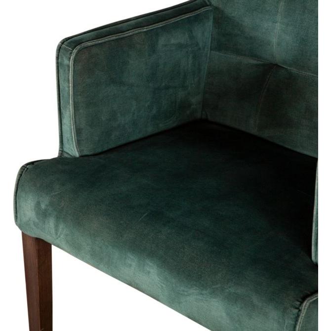 Maddie Green Velvet Armchair