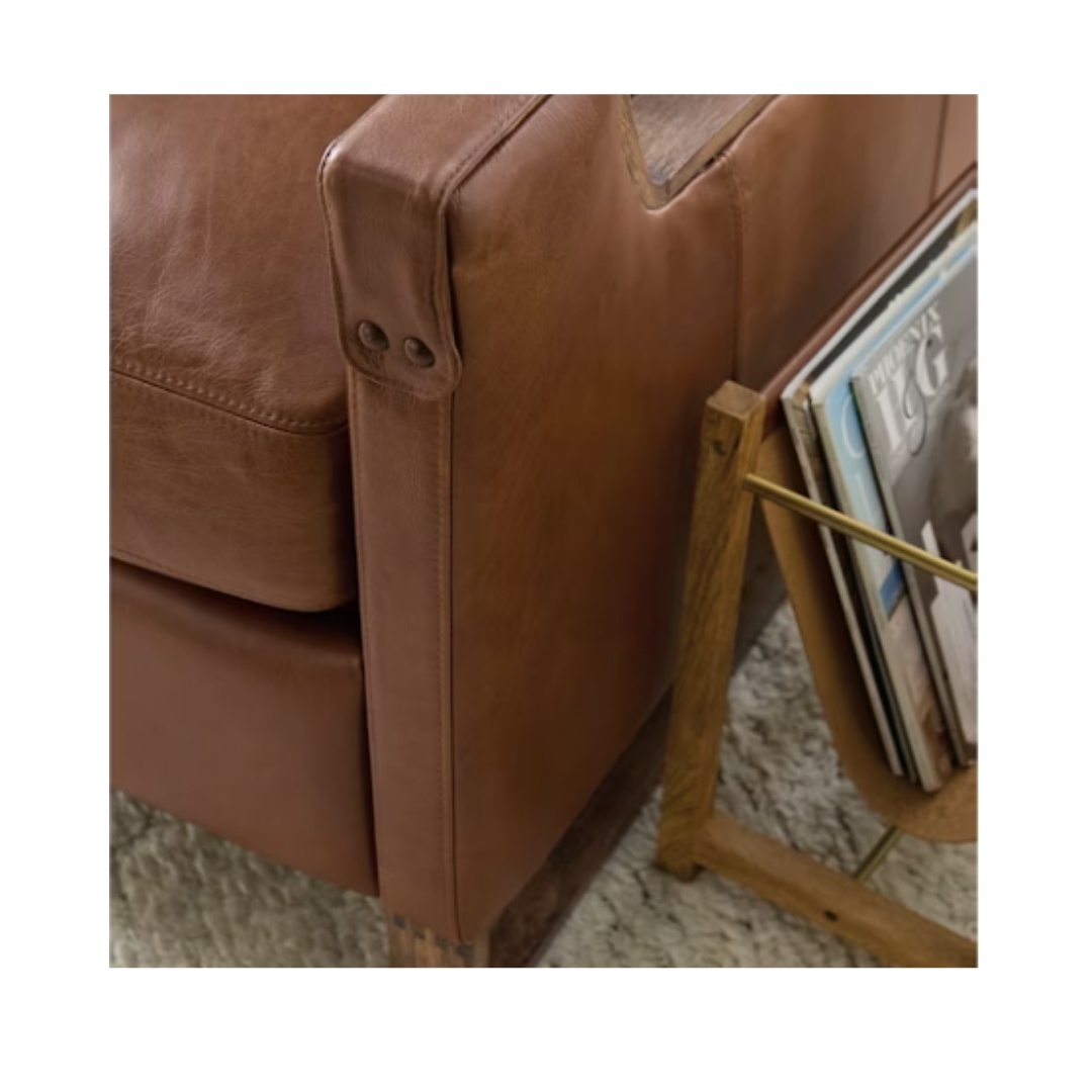 Maddox Leather Power Recliner with Power Headrest