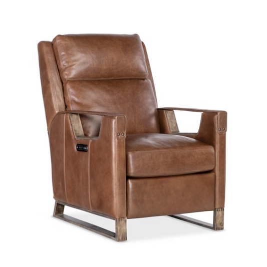 Maddox Leather Power Recliner with Power Headrest
