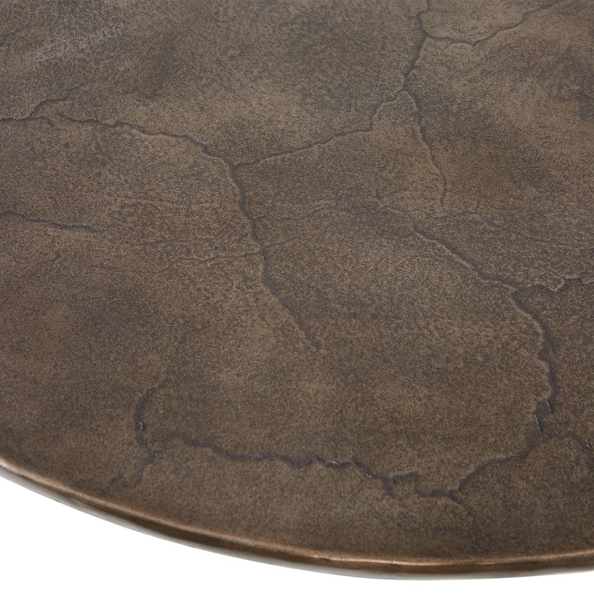 Close-up of a textured brown surface