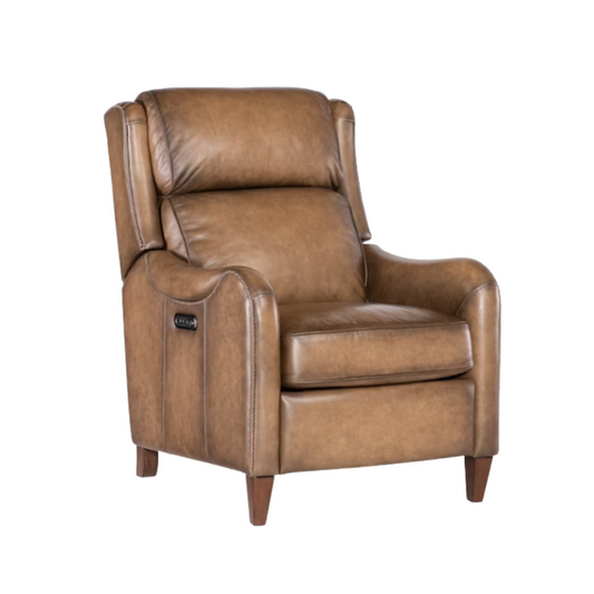 Montclair Leather Power Recliner with Power Headrest
