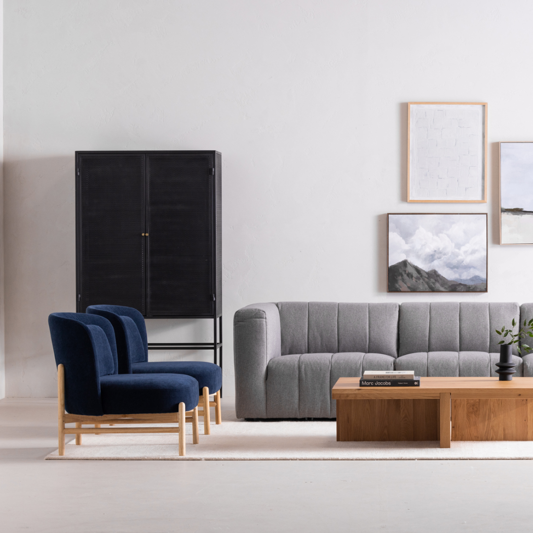 Sable Black Metal Storage Cabinet